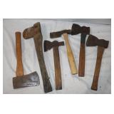 2 Broadaxes, 2 Axes, & 2 Hatchets