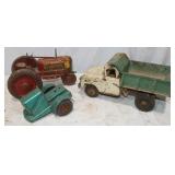 Vintage TONKA Truck, Metal Tractor &