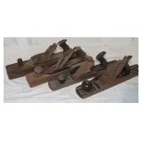 2 Woodblock Planers & 2 Hand Planers;