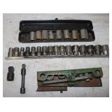 24) 1/2' Drive Sockets, Hex Drive Socket Set &