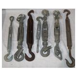 7 Eye to Eye & Eye to Hook Turn Buckles 21' to