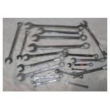 20 Combination Wrenches; 3/8' to 1-1/8'