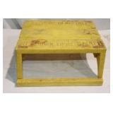 Vintage Empire Step Up Sit Down Yellow Stool