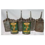 Vintage Gun & Military Oil Cans:
