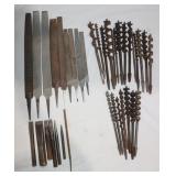 9' Auger Bits, 6' Punches & 15' Files