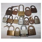 Vintage Locks (Some w/ Keys): Yale, Eagle,ï¿½