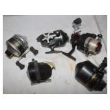 5 Fishing Reels: Johnson 088, Shakespeare 7500 &