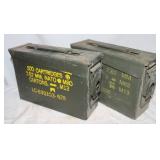 2) 11'x4'x7' Empty Ammo Boxes