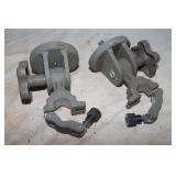 2 Adjustable Swivel Clamp Mounts