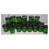 30 Duraglas Green 4oz Jars
