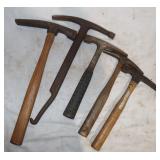 3 Rock Hammers & 2 Tack Hammer