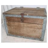 VTG Metal Edge Wood Insulated Crate,