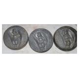 3) National Lead Co. Dutch boy Paper Weights: