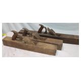 3 Vintage Wood Block Planes: 22.5', 22' & 30'