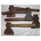 4 Single Blade Axes 4' Blades