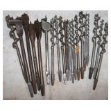 Vintage Auger Bits, 7.5' to 10'