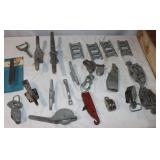 Rope Accessories: Pulleys, Cleats, Locks,..