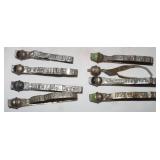 8 Metal 1940-1950's Wisconsin Deer Tags