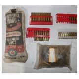 Brass Shells & Empty Lawrence Magnum Shot bag