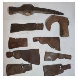 Vintage Tool Heads: Hatchets, Axe, Wedges, Adze,