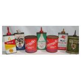 Vintage Household & Handy Oil Cans: