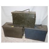 3 Empty Ammo Boxes, 12'x6'x7'