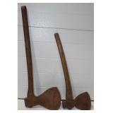 2 Broadaxes: 6' & 7.5' Axe Heads