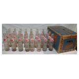 24 Bireley Glass Bottles in Point Beer Box