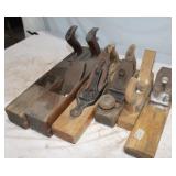 6 Vintage Wood Block Planes, 10'-16'