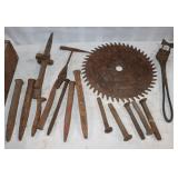 Railroad Spikes, Welders, Chipping Hammer &
