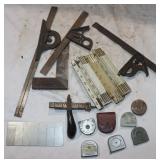 Vintage Measuring Tools: Tape Measures,