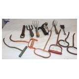 Vintage Hand Rakes & Picks