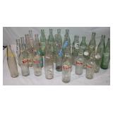 Vintage Glass Soda Bottles: