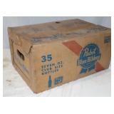 Vintage Pabst Blue Ribbon Box 16'x11'x8'
