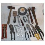 Craftsman Tools: Wrenches, Snippers, C-Clamps,