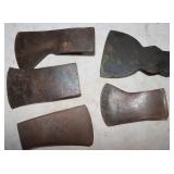5) 4' Single Blade Axe Heads