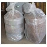 2 Bags of Brown Insulation: