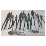 Vise Grips, Pliers, Wire Cutters