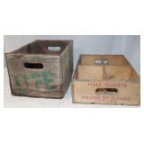 Northwestern & Life Wooden Crates: