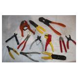 Wire Strippers, Bolt Cutters, Cutters,..