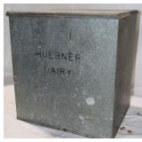 Vintage Huebner Dairy Milk Box 14'x11.5'x14'