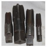 4 Large Taps: 3/4"-14, 1/2"-14, 1/4"-14 & 3/8"