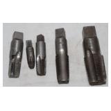 5 Large Taps: 3/4"-14, 1/2"-14 & 3 unknown