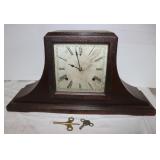 Gilbert Mantel Clock w/ Key, 19.5"x10"