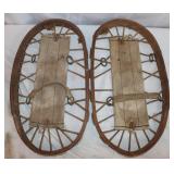 Primitive Snow Shoes, 10.5x19.5"