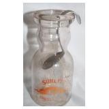 Sunlite Eau Claire, Wis Half Pint Cream Top w/