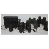 4 Binoculars: Simmons 10x50, Sears 10x50 &
