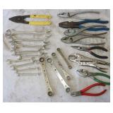 Wrenches, Pliers, 4 pc Ratchet wrench set