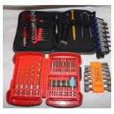 4 Bit/ Driver Sets, 13 pc. Metric Socket Bits &