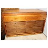 6 Drawer Wood Machinist Style Tool Chest 25x12x16